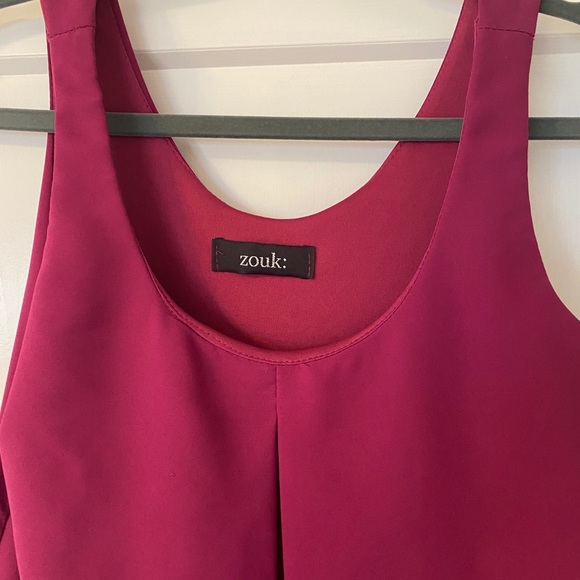 Dressy, flowy scoop neck tank top - Picture 6 of 7